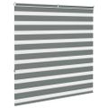 vidaXL Zebra roleta tmavošedá 150x150 cm šírka látky 145,9cm polyester