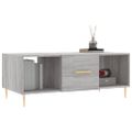 vidaXL Konferenčný stolík sivý sonoma 102x50x40cm kompozitné drevo