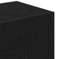 vidaXL Skriňa do predsiene s poličkou Čierny dub 97,5 x 37 x 99 cm