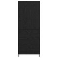 vidaXL Highboard 2 ks Čierny dub 69,5 x 34 x 180 cm Kompozitné drevo