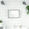 vidaXL LED kúpeľňové zrkadlo sivé sonoma 60x8,5x38 cm kompozitné drevo