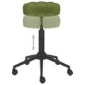 3085572 vidaXL Swivel Massage Stool Light Green Velvet (333050)