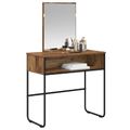 vidaXL Toaletný stolík Staré drevo 81 x 40 x 131 cm Kompozitné drevo