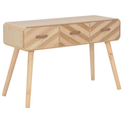 vidaXL Konzolový stolík 100x35x68 cm, drevený masív