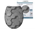 Schütte GREY HEXAGONS| Duroplast, Soft Close
