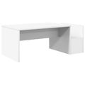 vidaXL Konferenčný stolík Biela 90 x 45 x 35 cm Kompozitné drevo