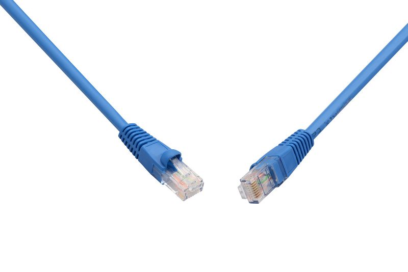 Patch kábel CAT6 UTP PVC 3 m modrý snag-proof C6-114BU-3MB