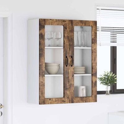 vidaXL Dvierka na umývačku Kalmar Dymová dub 80 x 31 x 100 cm