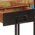 vidaXL Konzolový stolík 110x30x76 cm masívne recyklované drevo