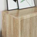 vidaXL Servírovacia skriňa Sonoma dub 66 x 34,5 x 95 cm