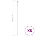 vidaXL Svetlá meteor 8ks 30cm studené biele 192 LED vnútorné vonkajšie