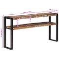 vidaXL Konzolový stolík 150x30x75 cm masívne recyklované drevo