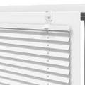 vidaXL plisovaná roleta biela 95x100 cm šírka látky 94,4 cm