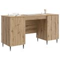 vidaXL Stôl Dub artisan Kompozitné drevo 142,5 x 50 x 75 cm