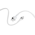 Forever Flexible kábel USB - Lightning 1,0 m 2,4A biely