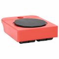 vidaXL Nábytkové kolieska 8 ks so zdvihákmi červené 9,8 x 7,5 x 3 cm 150 kg
