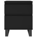 vidaXL Nočné stolíky 2 ks čierne 40x35x50 cm kompozitné drevo