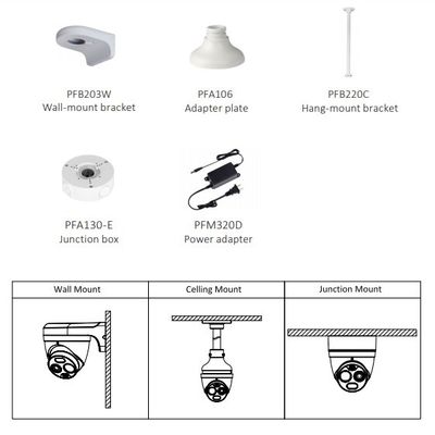 DAHUA termálna duálna IP kamera/ termo 256x192 f=3,5mm(51st)/ vizuál 4Mpix 4mm(71st)/ IR30m/ dome/ detekcia ohňa