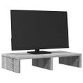 vidaXL Stojan na monitor sivý sonoma 50x27x10 cm kompozitné drevo