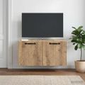 vidaXL Nástenná TV skrinka 59,5 x 31 x 30 cm Dub artisan