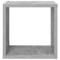 vidaXL Nástenné police 6 ks betónovo-sivé 26x15x26 cm