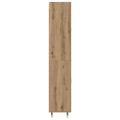 vidaXL Highboard Remeselný dub 69,5 x 34 x 90 cm Kompozitné drevo