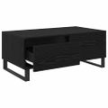 vidaXL Konferenčný stolík Čierny dub 90 x 50 x 36,5 cm