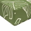 vidaXL Vankúš na vonkajšiu pohovku Polyester Design s listami