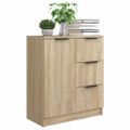vidaXL Komoda dub sonoma 60x30x70 cm spracované drevo