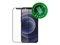 Ochrana obrazovky pre mobilný telefón - farba rámu čierna - pre Apple iPhone 12, 12 Pro