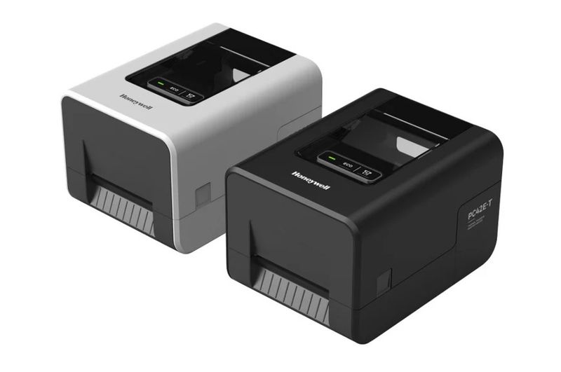 Honeywell - PC42E-T, USB, Ethernet, 200dpi, White, 1&0.5'', no power cord