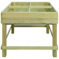vidaXL Vyvýšený kvetináč 80x80x80 cm, impregnované drevo