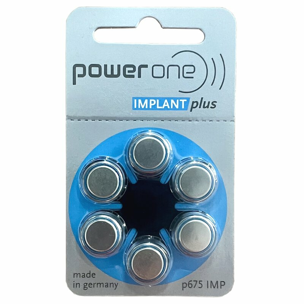 Varta 6 x Power One Implant Plus 675 batérie pre načúvacie prístroje