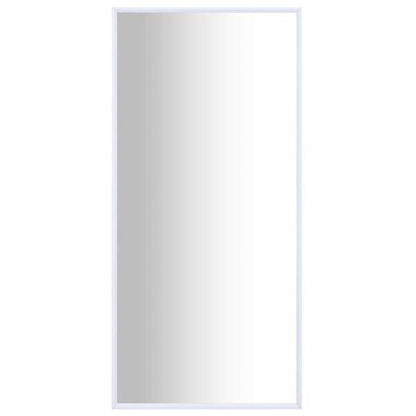 vidaXL Zrkadlo biele 120x60 cm
