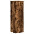 vidaXL Stojany na rastliny 2 ks dymový dub 25x25x80cm kompozitné drevo