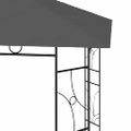 vidaXL Altánok 4x3x2,7 m antracitový 160 g/m²