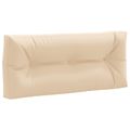 vidaXL Vankúš na paletu VIANEN 100% polyester Krémová 120 x 40 x 12 cm