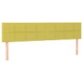 vidaXL Boxspring posteľ s matracom zelená 200x200 cm látka