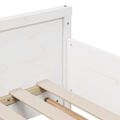vidaXL Rám postele s predĺžiteľným matracom Biela 80 x 200 cm