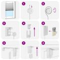 vidaXL plisovaná roleta benzínová zelená 120x150 cm šírka látky