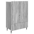 vidaXL Servírovacia skriňa Sivá sonoma 66 x 34,5 x 97 cm