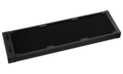 DEEPCOOL vodný chladič LP360 ARGB / 3x120mm ARGB ventilátor / digitálny displej / čierny
