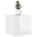 vidaXL Nástenné TV skrinky 2 ks lesklé biele 30,5x30x30 cm
