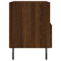 vidaXL Nočný stolík hnedý dub 40x35x47,5 cm kompozitné drevo