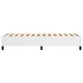 vidaXL Posteľný rám s boxspringom biely 100x200 cm umelá koža