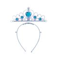 Korunka zimné kráľovstvo princezná s kamienkami
