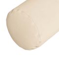 vidaXL Podložkové vankúše 2 pcs Béžová Ø 25 x 70 cm Mikrovlákno