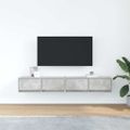 vidaXL TV skrinky 2 ks betónovo sivé 80x31x25,5 cm kompoz.drevo