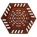 vidaXL Ohnisko Hrdzavý 60 x 60 x 23 cm Poveternostne odolná oceľ