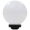 vidaXL Vonkajšie solárne lampy 3 ks 20 cm LED guľové RGB